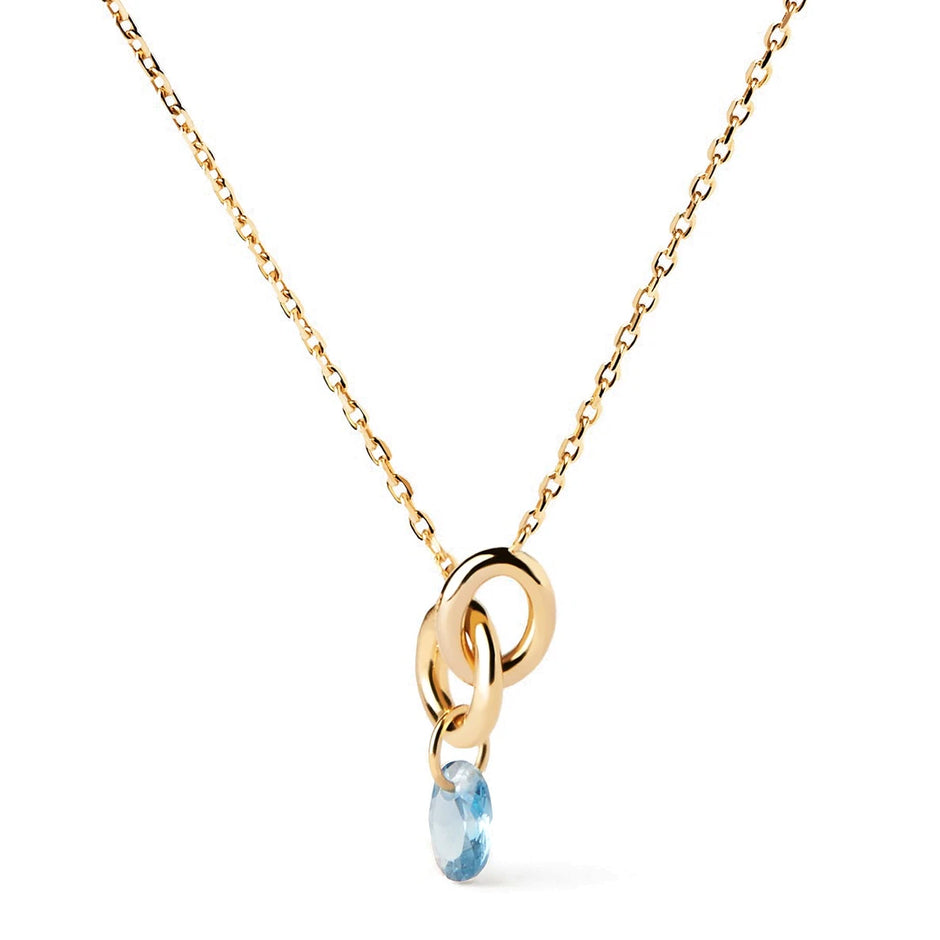 Pdpaola Blue Lily  Necklace