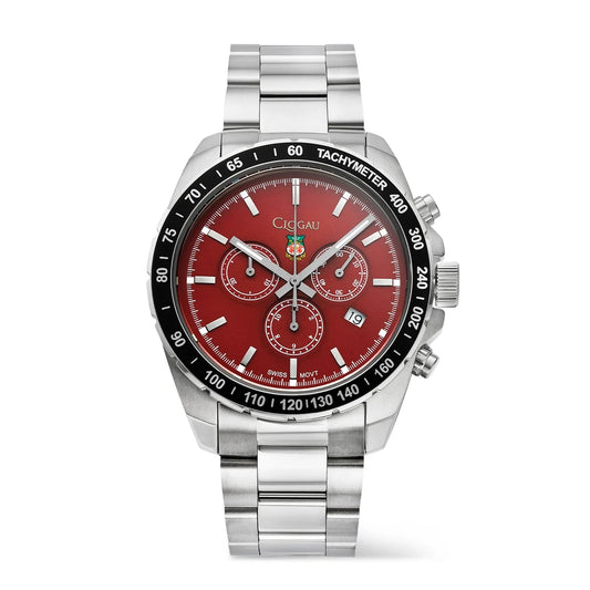 Clogau Brenig Wrexham AFC Stainless Steel Mens Watch