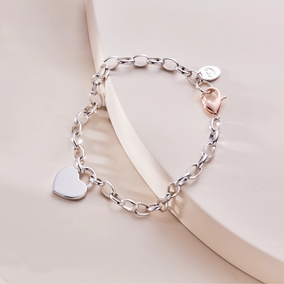 Clogau Cariad Sterling Silver Padlock Bracelet