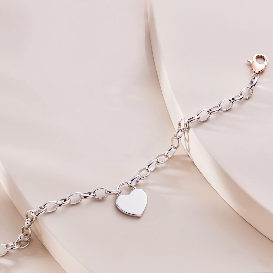 Clogau Cariad Sterling Silver Padlock Bracelet