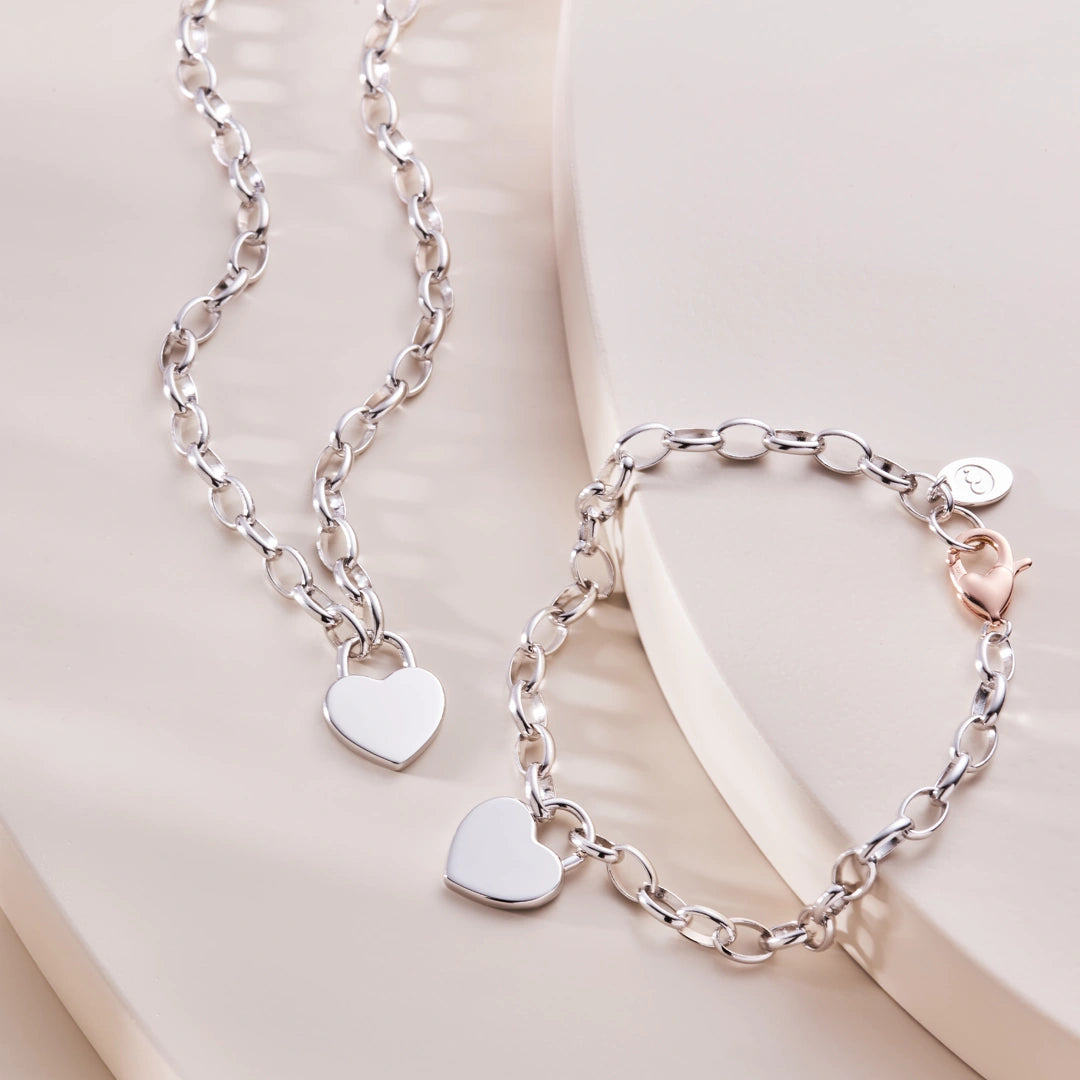 Clogau Cariad Sterling Silver Padlock Bracelet