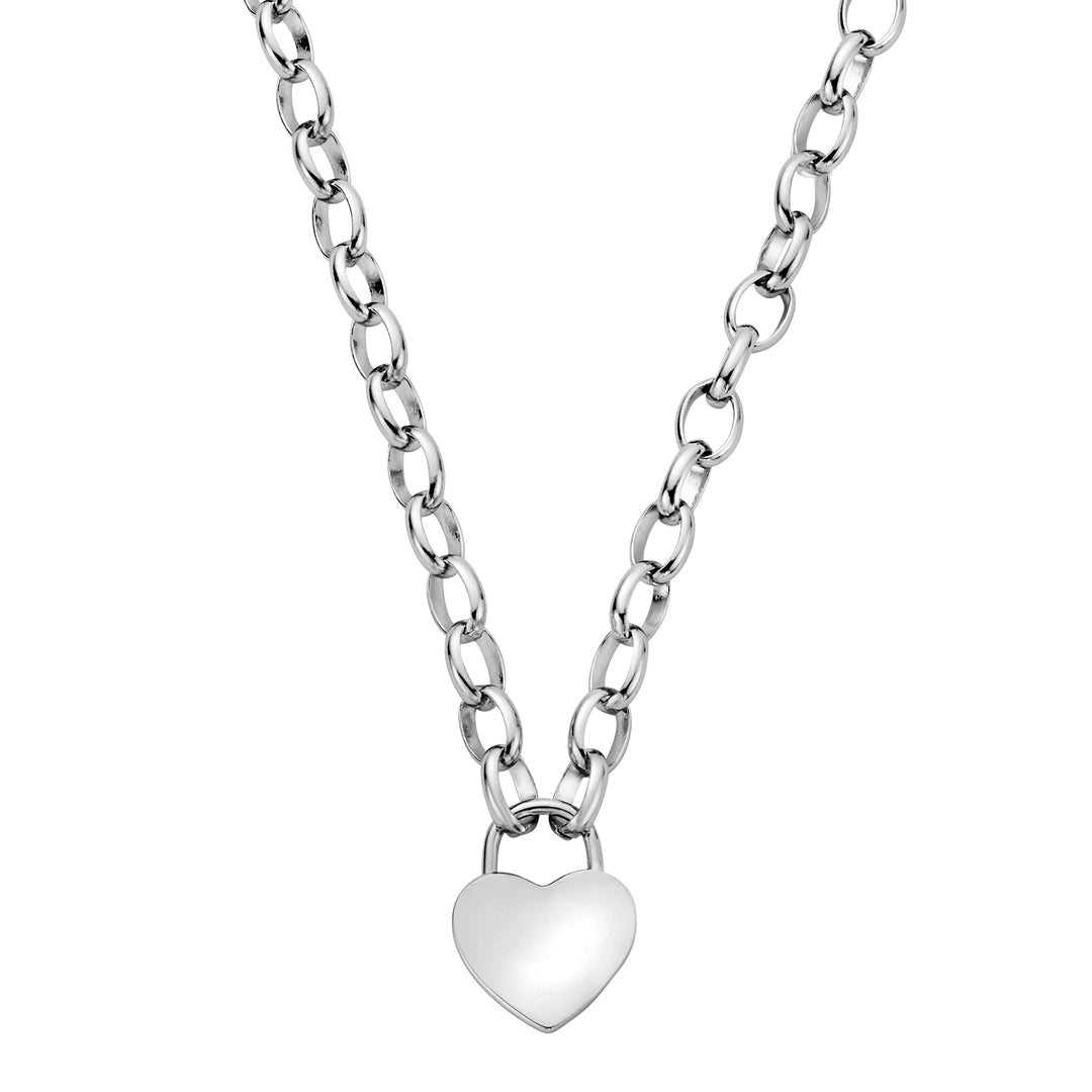 Clogau Cariad Sterling Silver Padlock Necklace