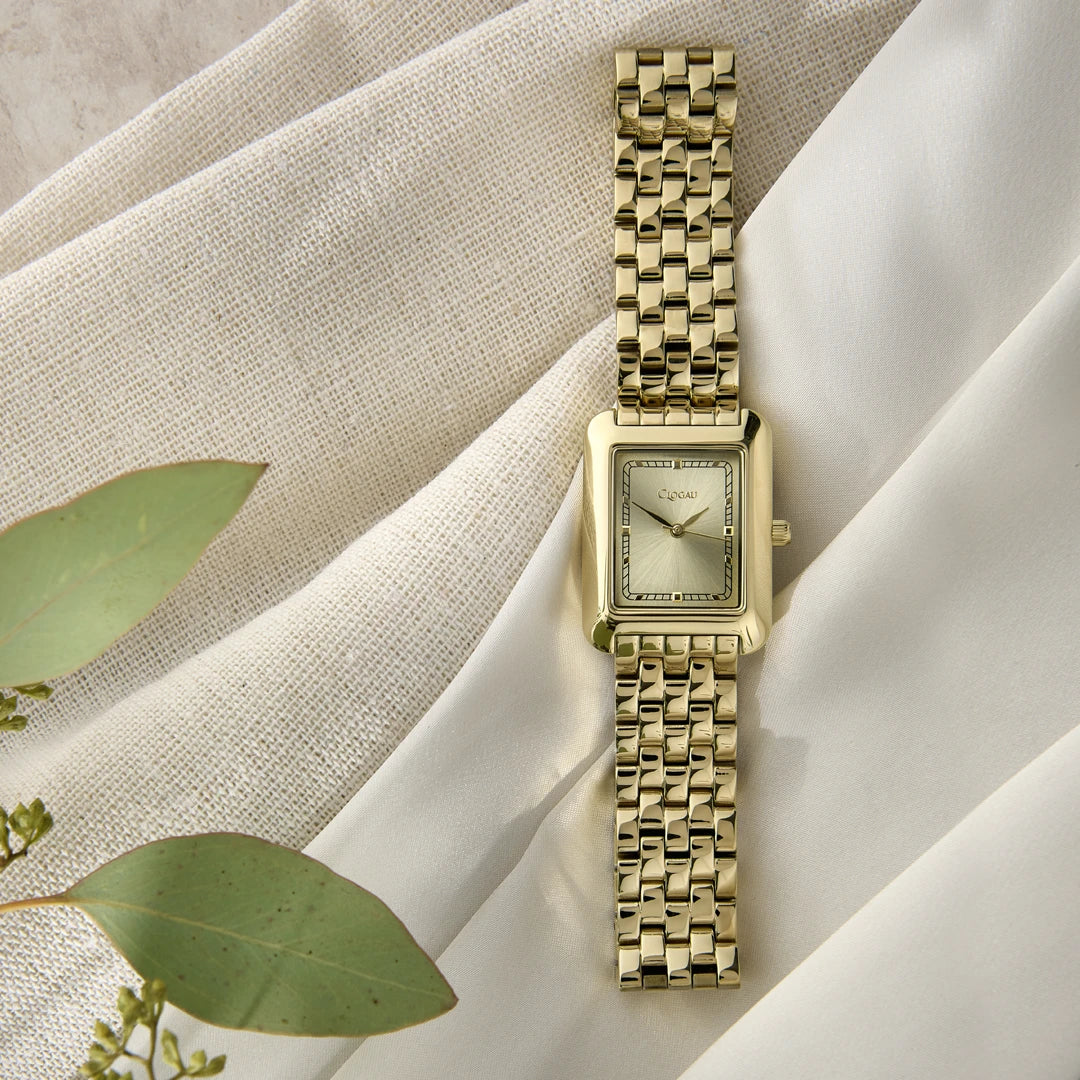 Clogau Crafnant Classic Stainless Steel Womens Gold Platted Watch