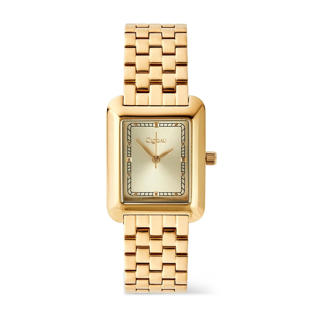 Clogau Crafnant Classic Stainless Steel Womens Gold Platted Watch