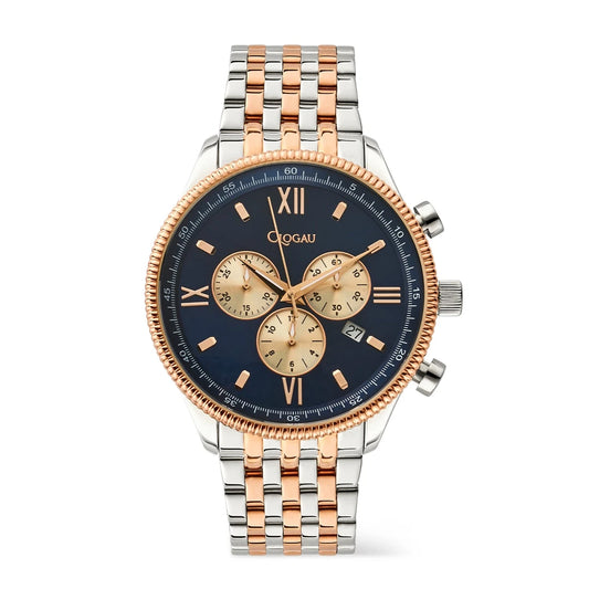 Clogau Dinas Stainless Steel Unisex Navy Blue Dial Watch
