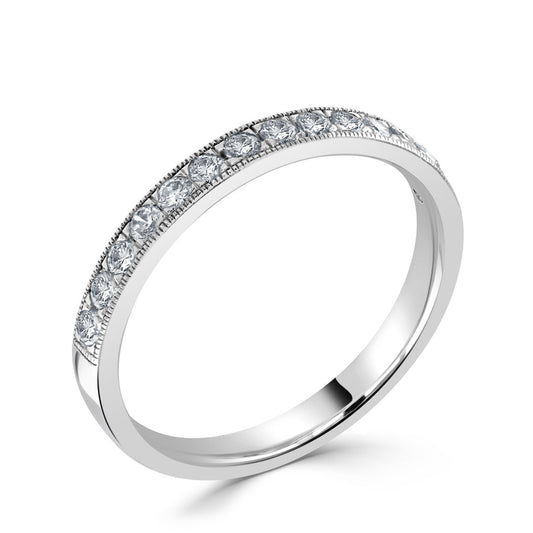 18ct White Gold Diamond Eternity Ring White Gold