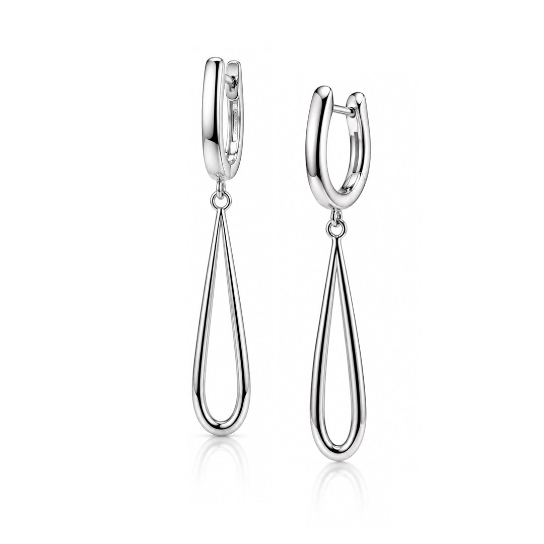 Cascade Drop Sterling Silver Earrings
