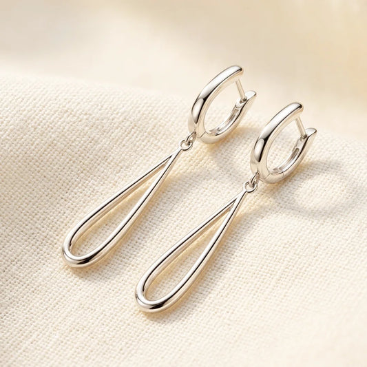 Cascade Drop Sterling Silver Earrings