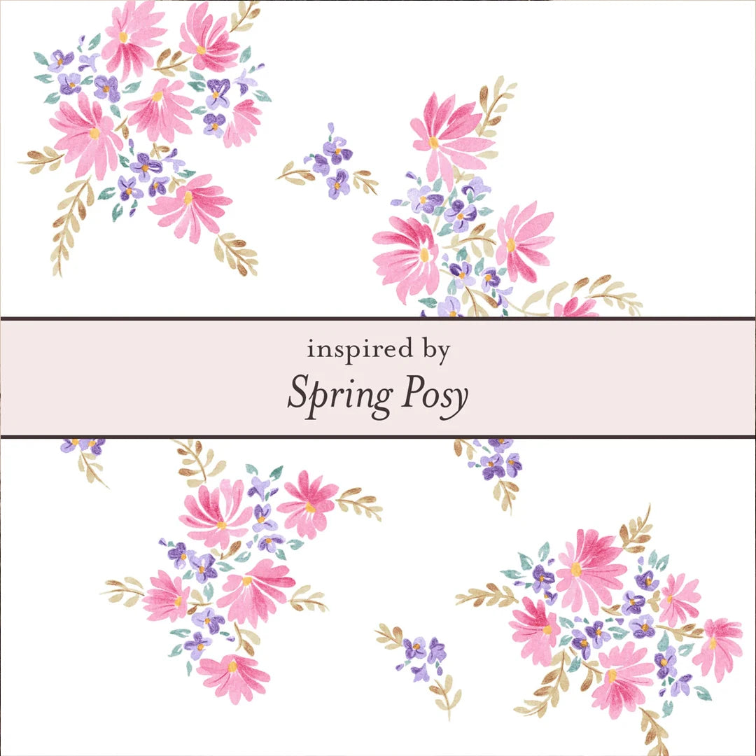 Laura Ashley Spring Posy Vintage Sterling Silver Stud Earrings