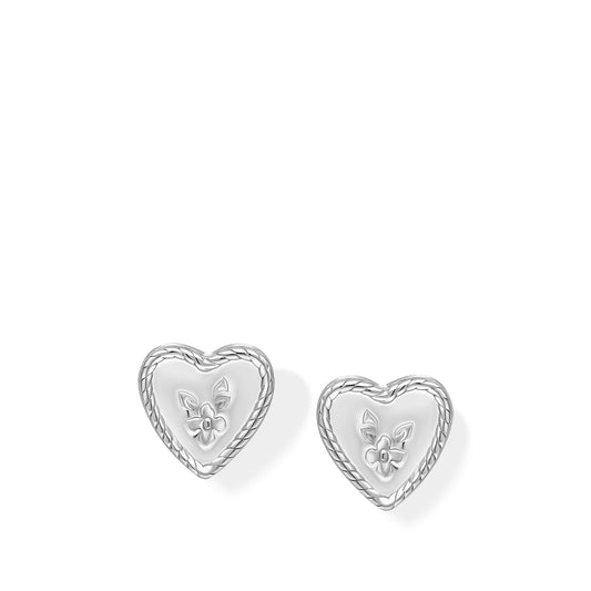 Laura Ashley Spring Posy Vintage Sterling Silver Stud Earrings