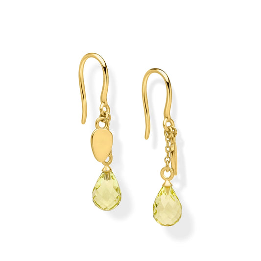 Laura Ashley Everingham Meadow Lemon Quartz Briolette Earrings