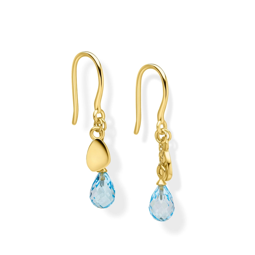 Laura Ashley Everingham Meadow Blue Topaz Briolette Earrings