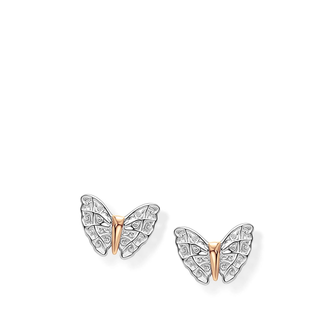 Laura Ashley Kids Butterfly Garden Mini Stud Earrings