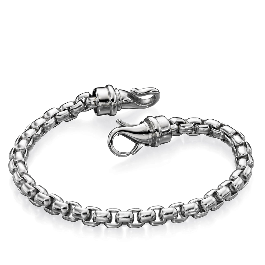 Fred Bennett Mens Stainless Steel Large Belcher Link Chain Bracelet