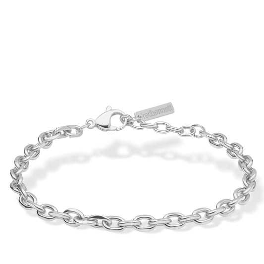 Fred Bennett Mens Stainless Steel Cable Link Bracelet