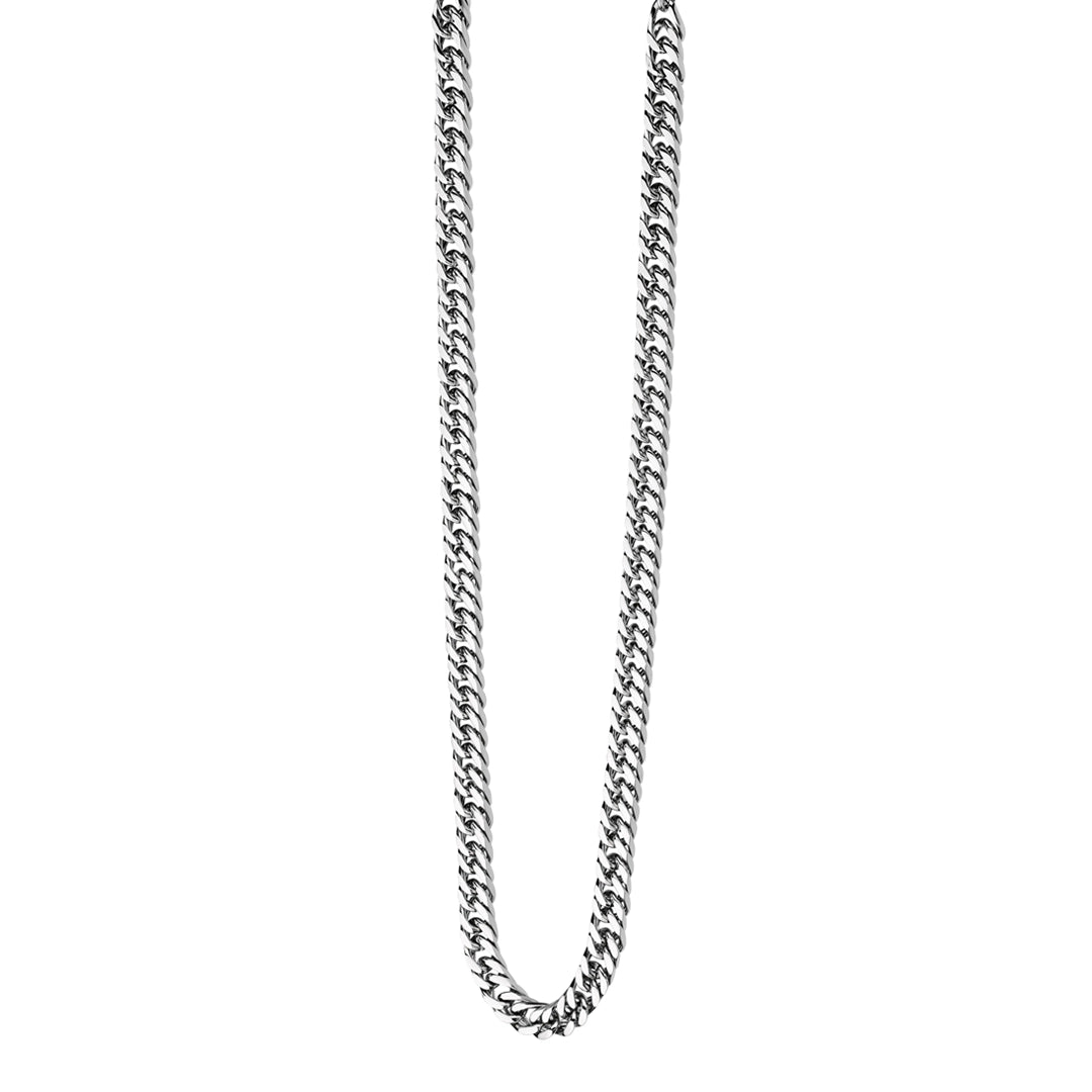 Fred Bennett Mens Stainless Steel Heavyweight Curb Chain Necklace