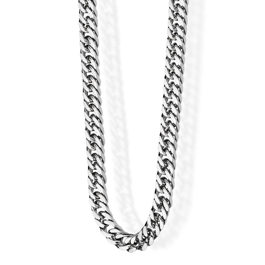 Fred Bennett Mens Stainless Steel Heavyweight Curb Chain Necklace