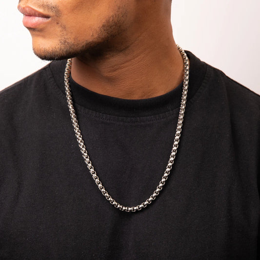 Fred Bennett Mens Stainless Steel Large Belcher Link Chain Necklace Fred Bennett Mens Stainless Steel Large Belcher Link Chain Necklace