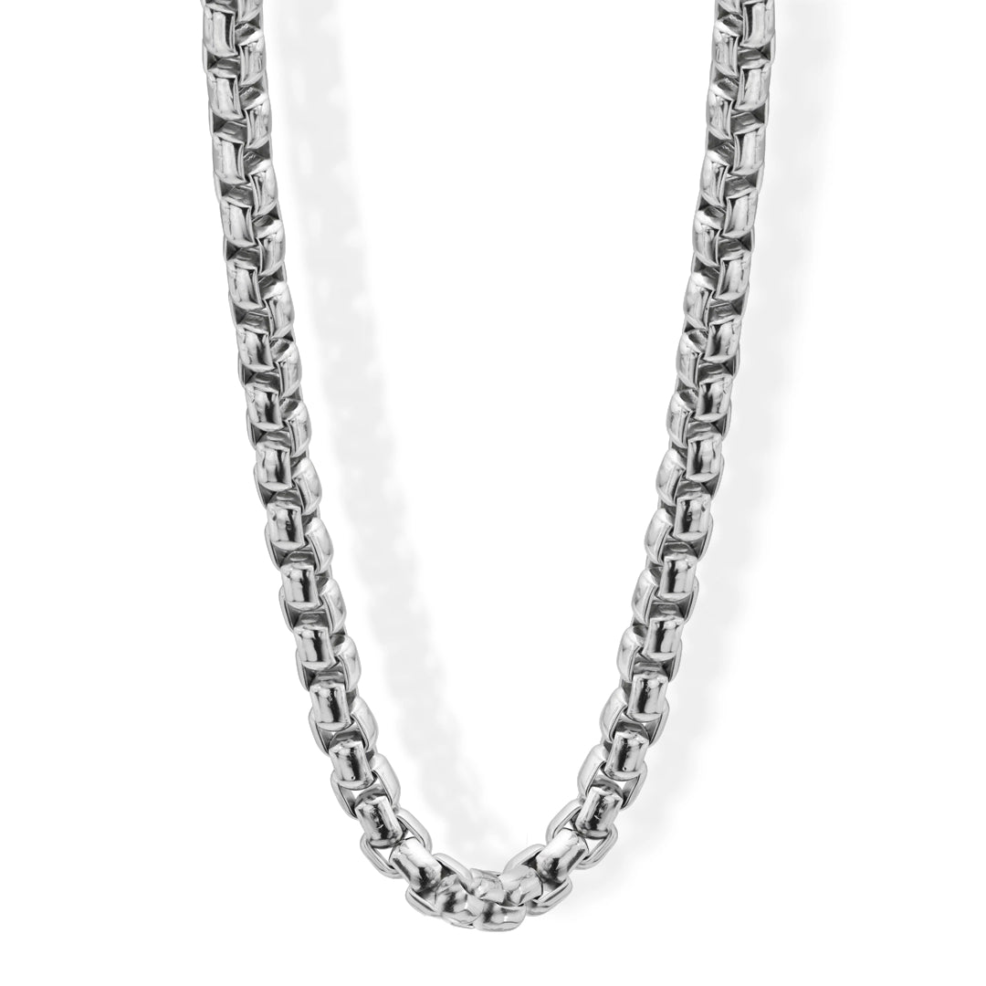 Fred Bennett Mens Stainless Steel Large Belcher Link Chain Necklace