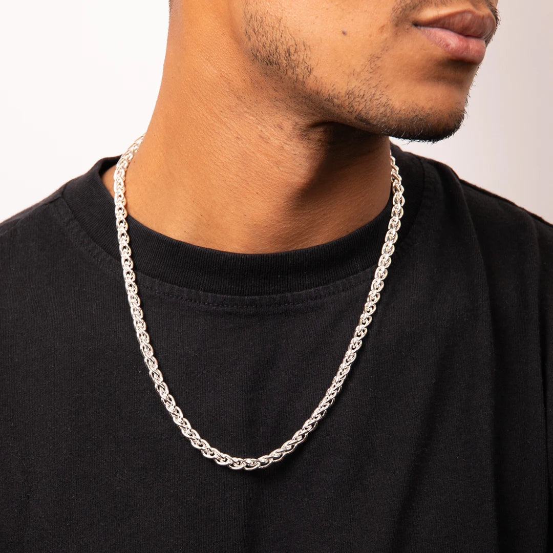 Fred Bennett Mens Heavyweight Spiga Link Chain Necklace