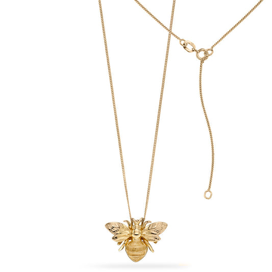 9ct Yellow Gold Bee Pendant Yellow Gold