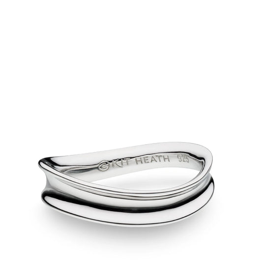 Kit Heath Sterling Silver Serenity Narrow Band Ring