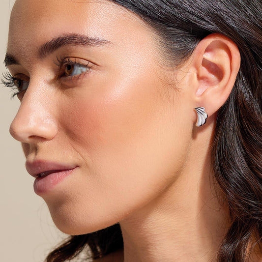 Kit Heath Sterling Silver Oceane Shell Echo Stud Earrings Kit Heath Sterling Silver Oceane Shell Echo Stud Earrings