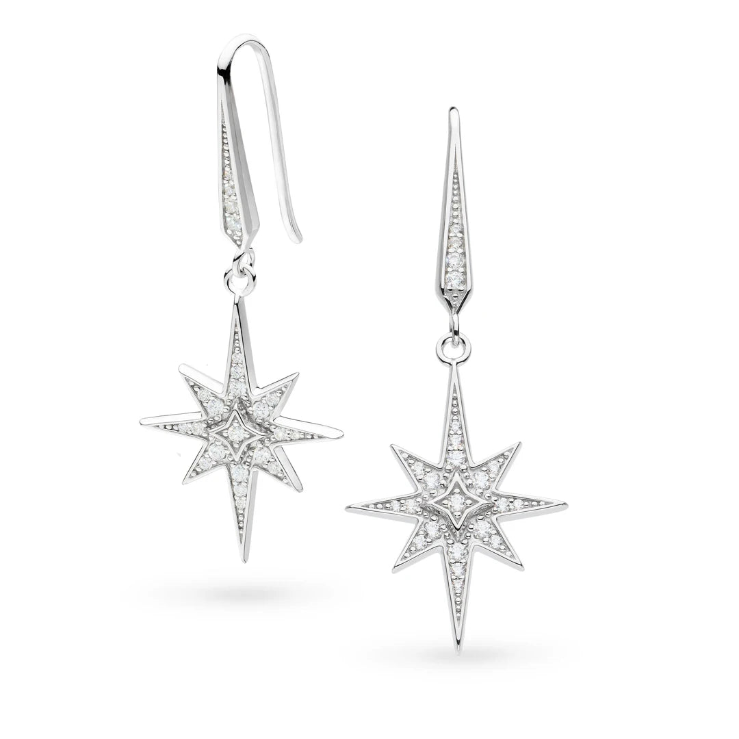 Céleste North Star Drop Earrings