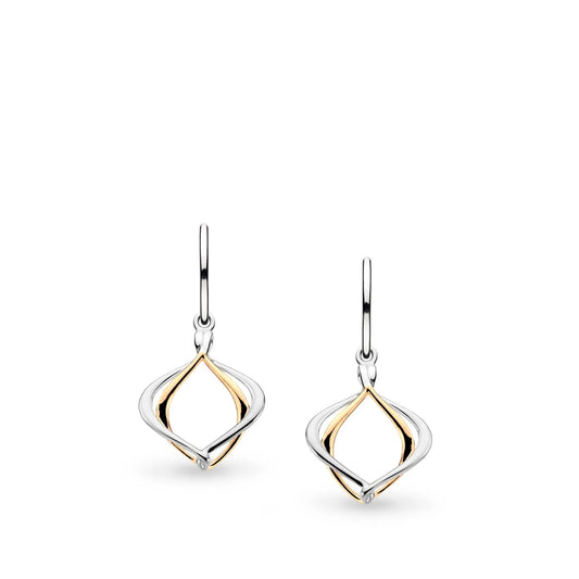 Kit Heath Sterling Silver Alicia Golden Petite Drop Earrings