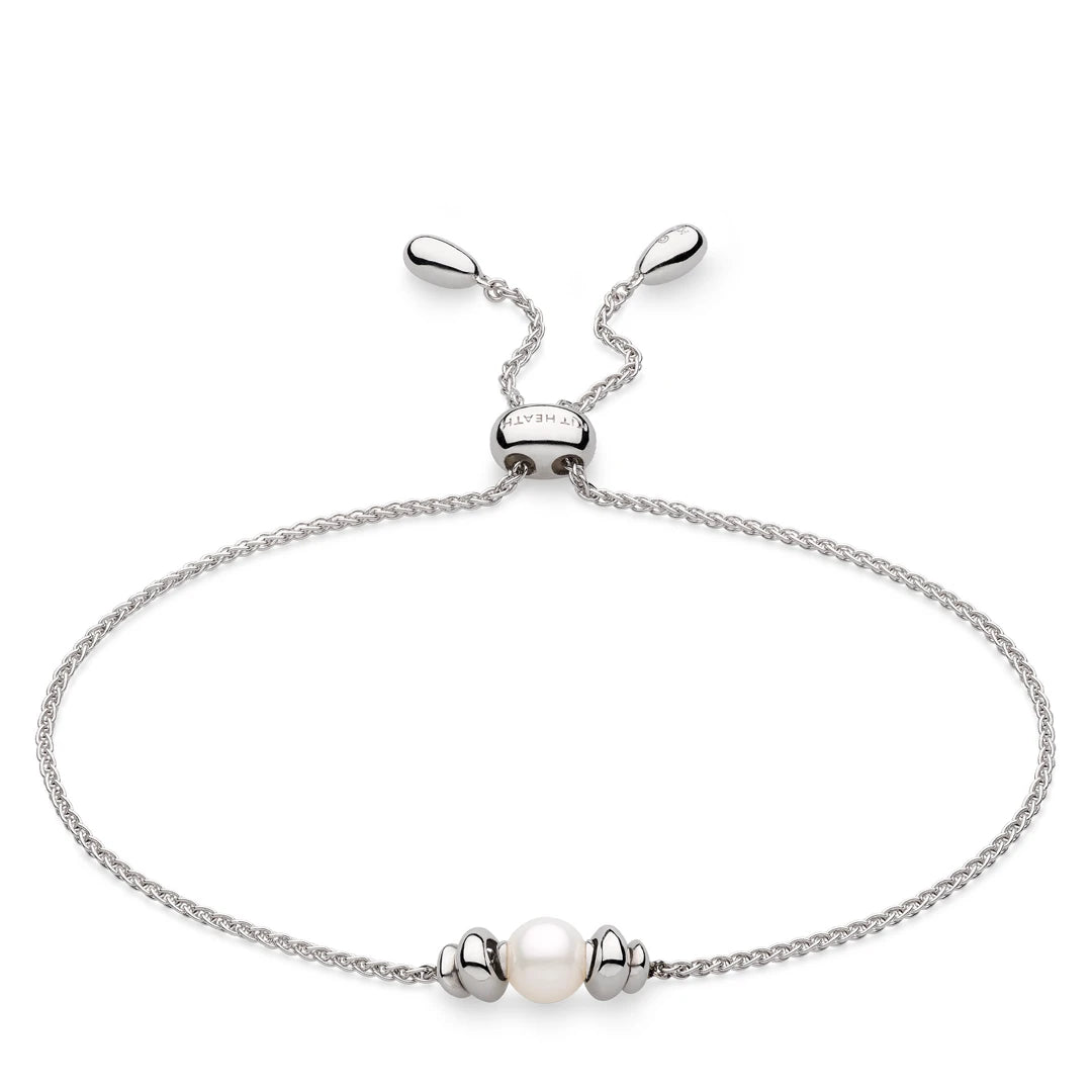 Kit Heath Sterling Silver Coast Tumble Pearl Toggle Bracelet
