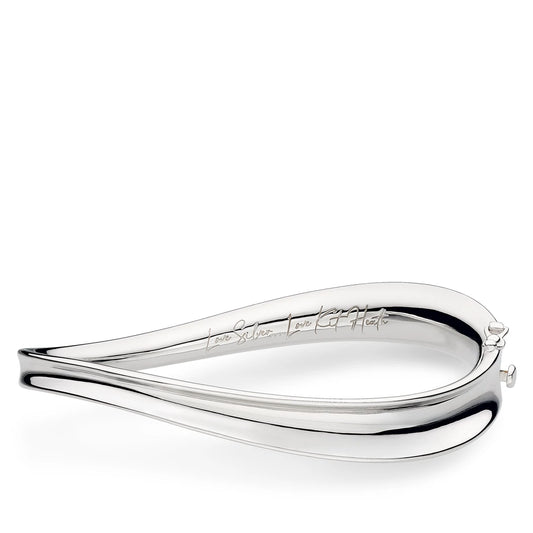 Kit Heath Serenity Small/Medium Sterling Silver Bangle 