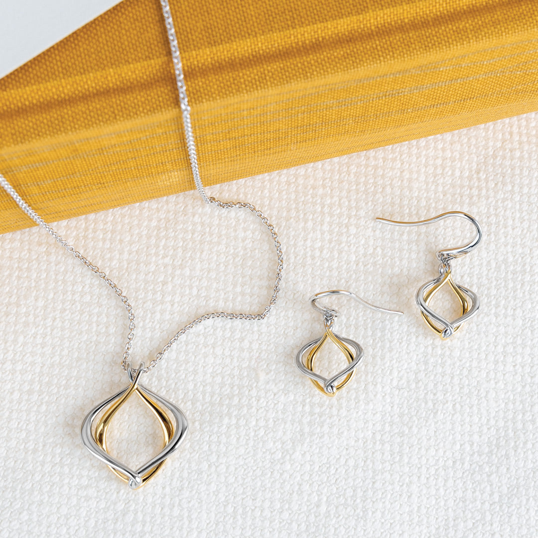 Kit Heath Sterling Silver Alicia Golden Petite Necklace
