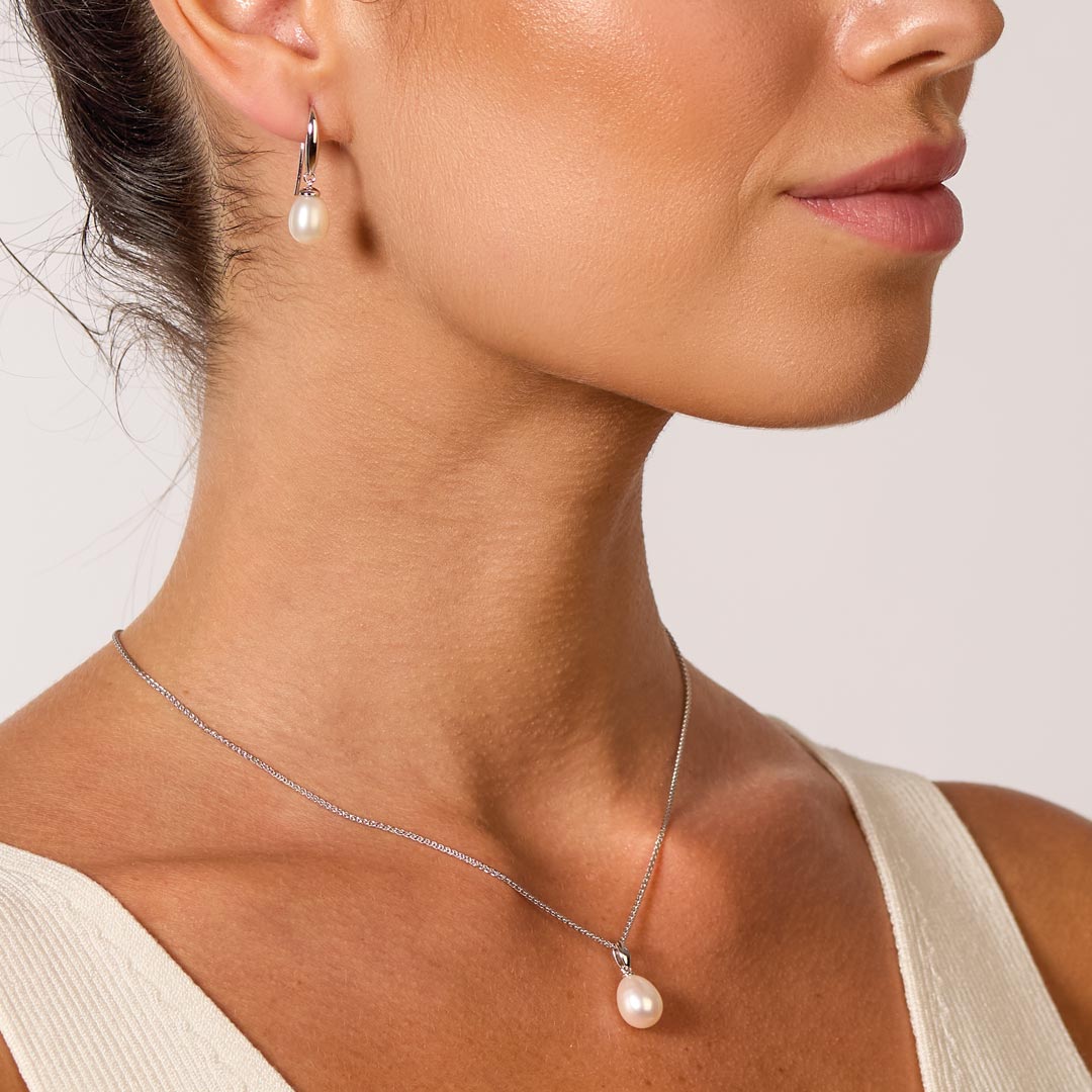 Kit Heath Sterling Silver Revival Classic Pearl Necklace