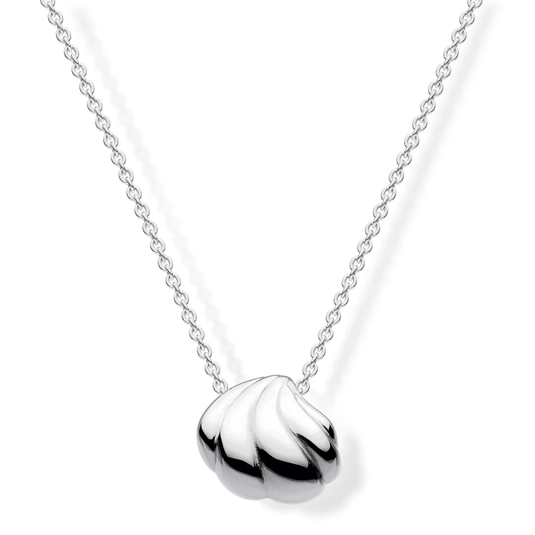 Kit Heath Sterling Silver Oceane Shell Echo Rounded Necklace