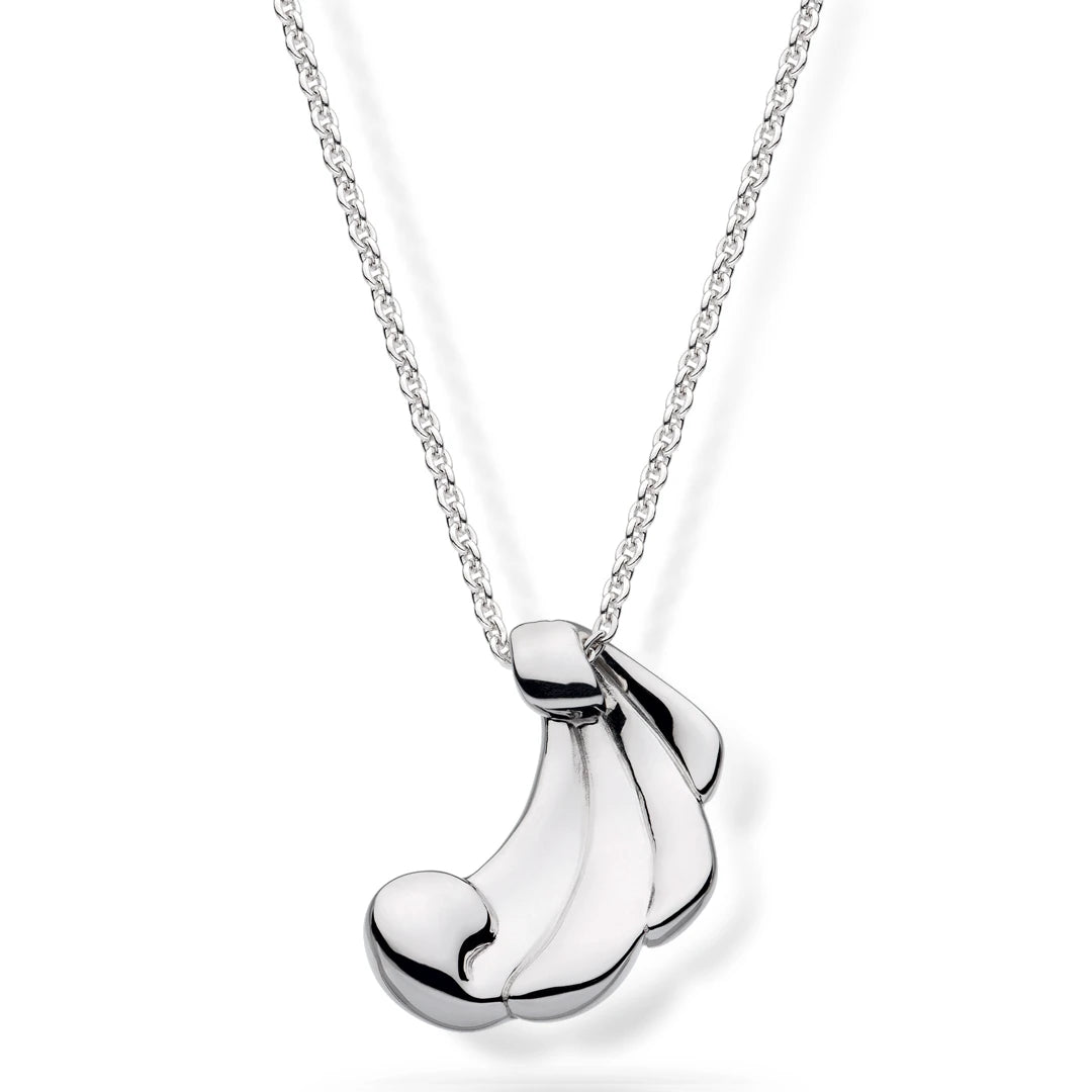 Kit Heath Sterling Silver Oceane Shell Echo Grande Necklace