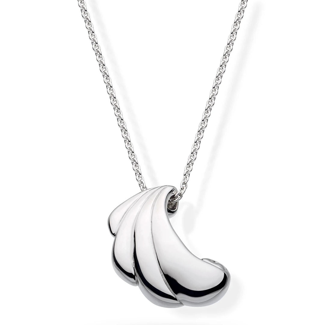 Kit Heath Sterling Silver Oceane Shell Echo Grande Necklace