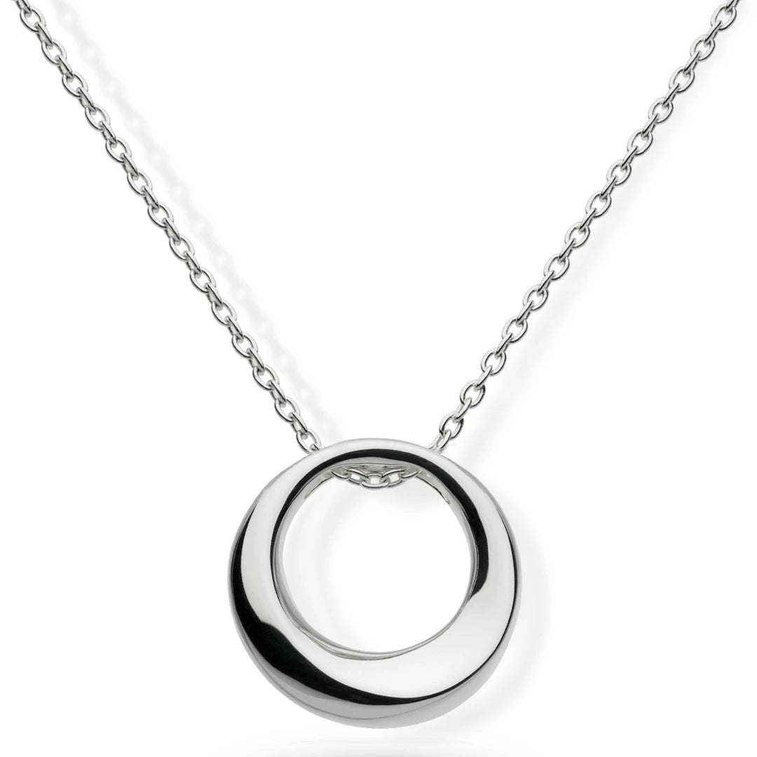 Kit Heath Sterling Silver Bevel Cirque Necklace