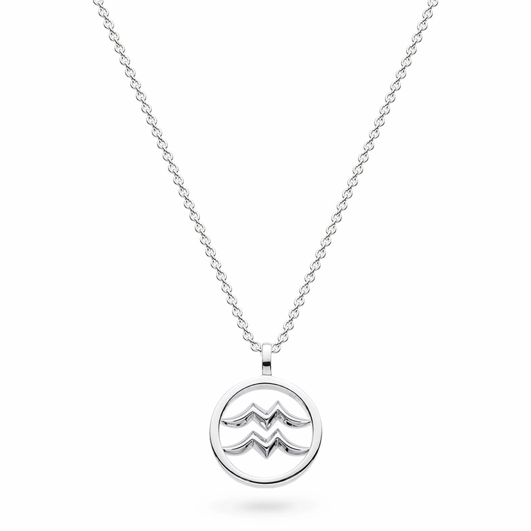 Kit Heath Celeste Aquarius Zodiac Sterling Silver Necklace