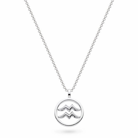 Kit Heath Celeste Aquarius Zodiac Sterling Silver Necklace