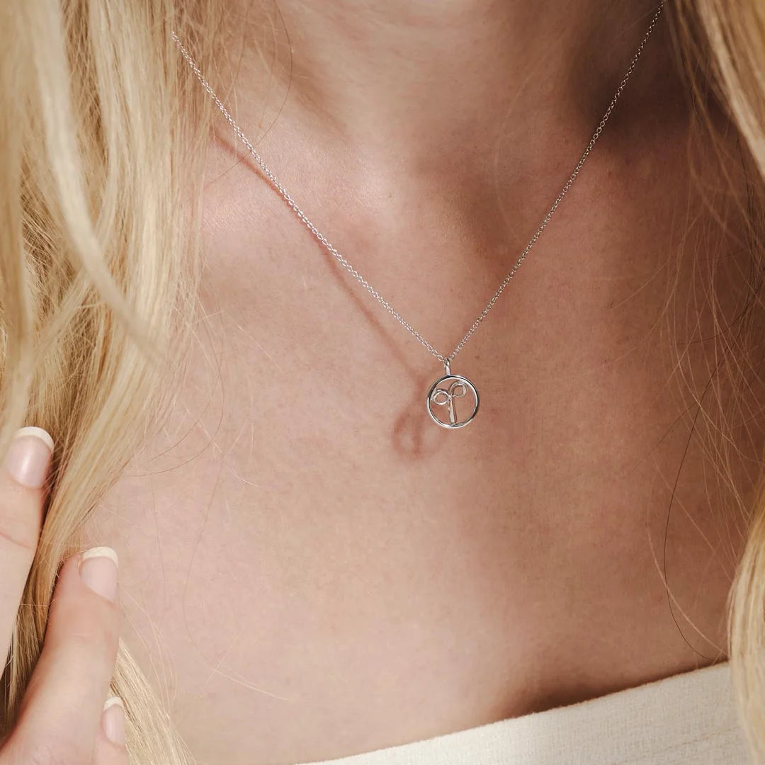 Kit Heath Celeste Aries Zodiac Sterling Silver Necklace