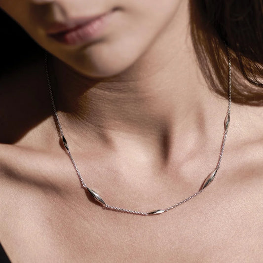 Kit Heath Glint Sterling Silver Station Necklace Kit Heath Glint Sterling Silver Station Necklace