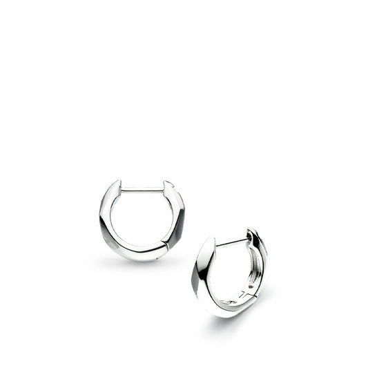 Kit Heath Glint Geo Narrow Hinged Hoop Earrings