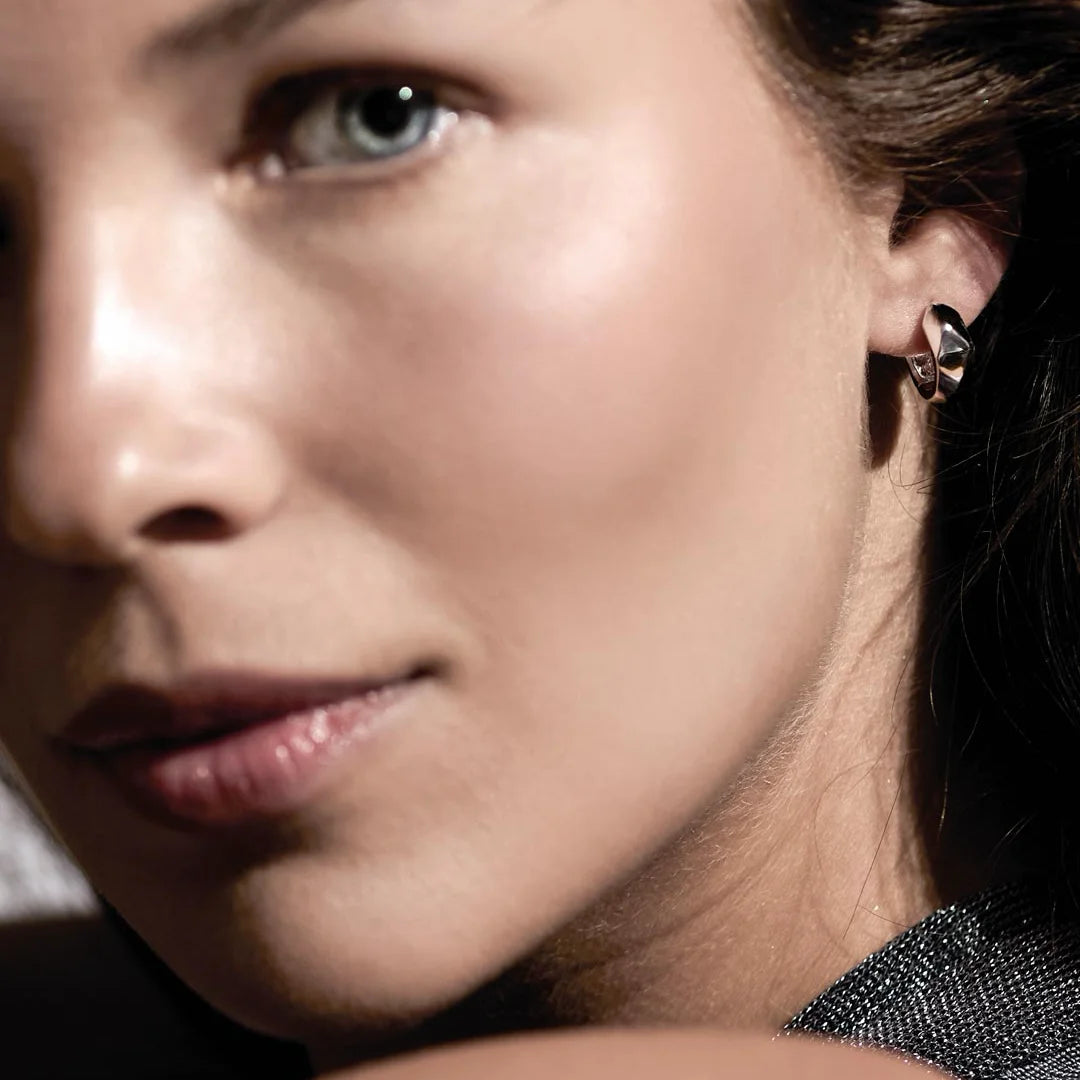 Kit Heath Glint Geo Wide Hinged Hoop Earrings