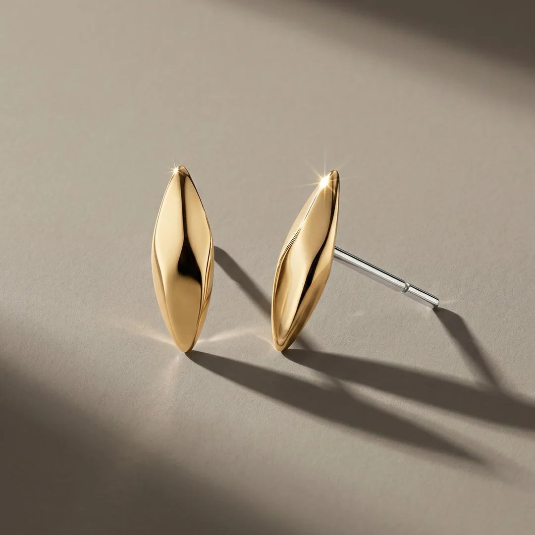Kit Heath Glint Golden Stud Earrings