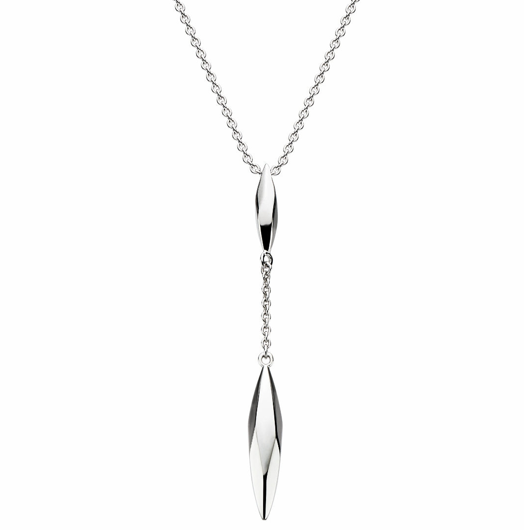 Kit Heath Glint Lariat Sterling Silver Necklace