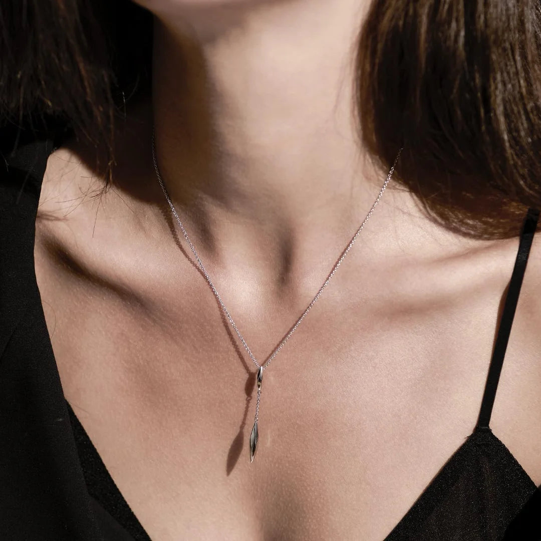 Kit Heath Glint Lariat Sterling Silver Necklace