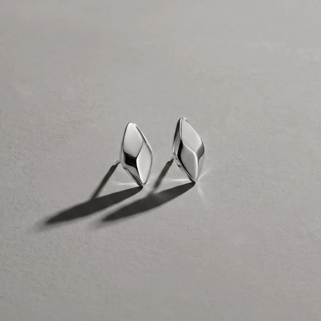 Kit Heath Glint Mini Sterling Silver Stud Earrings