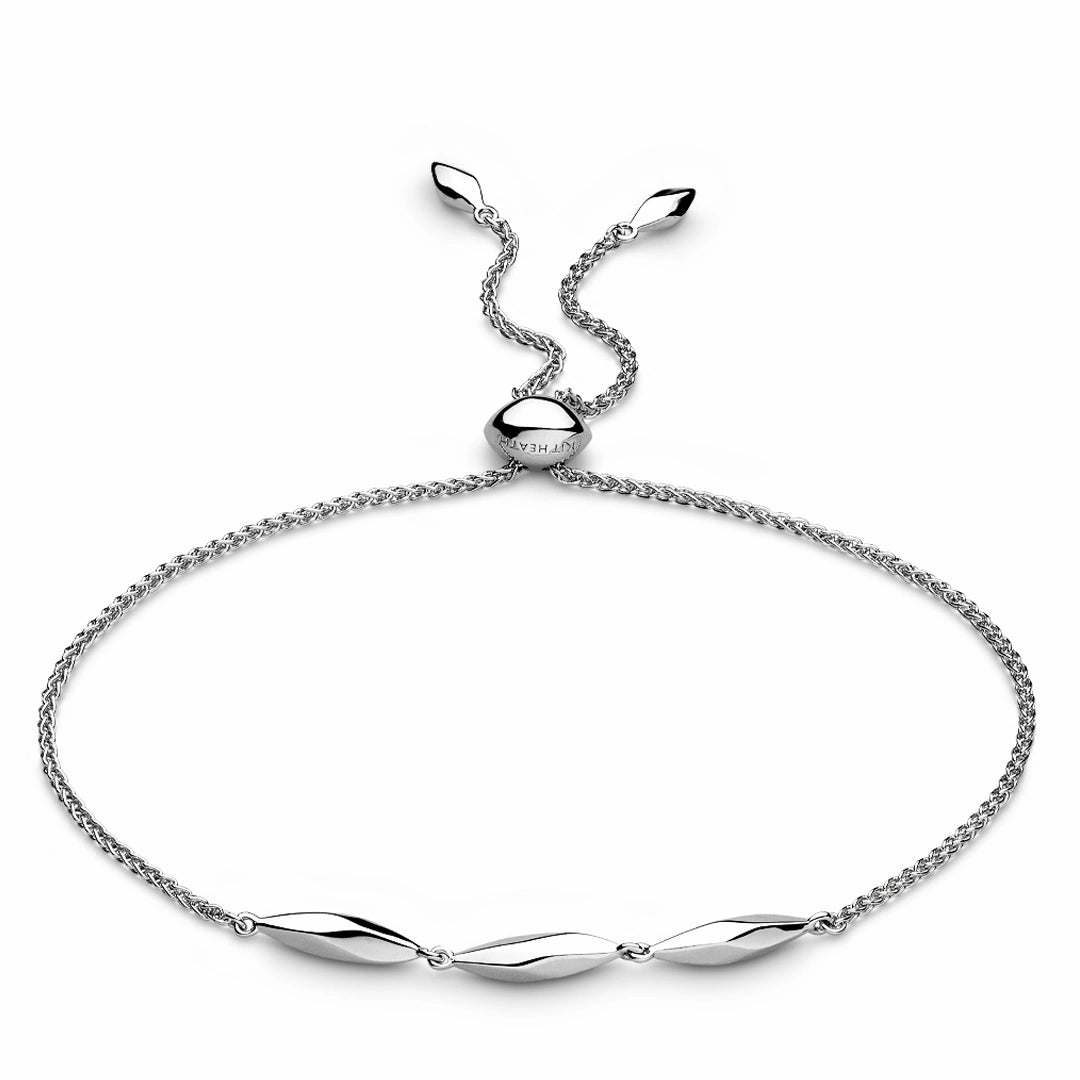 Kit Heath Glint Triplet Toggle Sterling Silver Bracelet