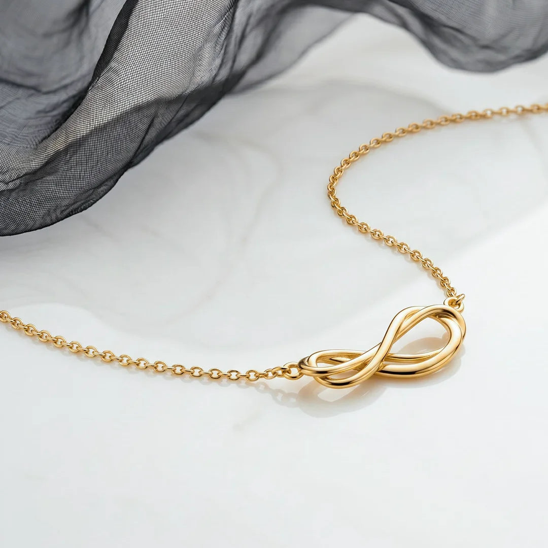 Kit Heath Infinity Mini Golden Necklet
