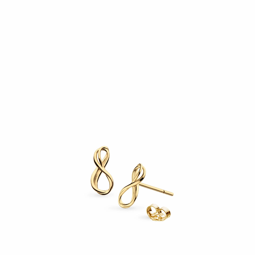 Kit Heath Infinity Mini Golden Stud Earrings